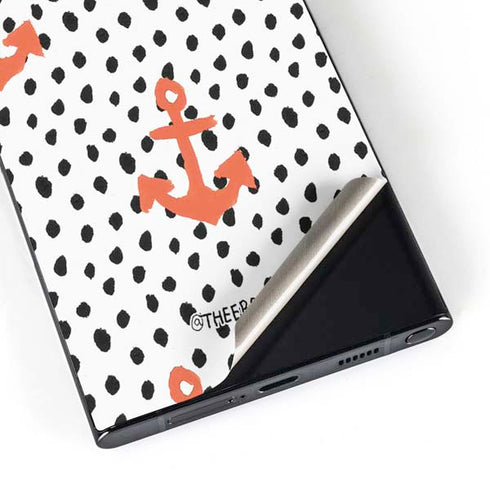 Bouffants and Broken Hearts Anchors and Dots Galaxy S25 Ultra Skin